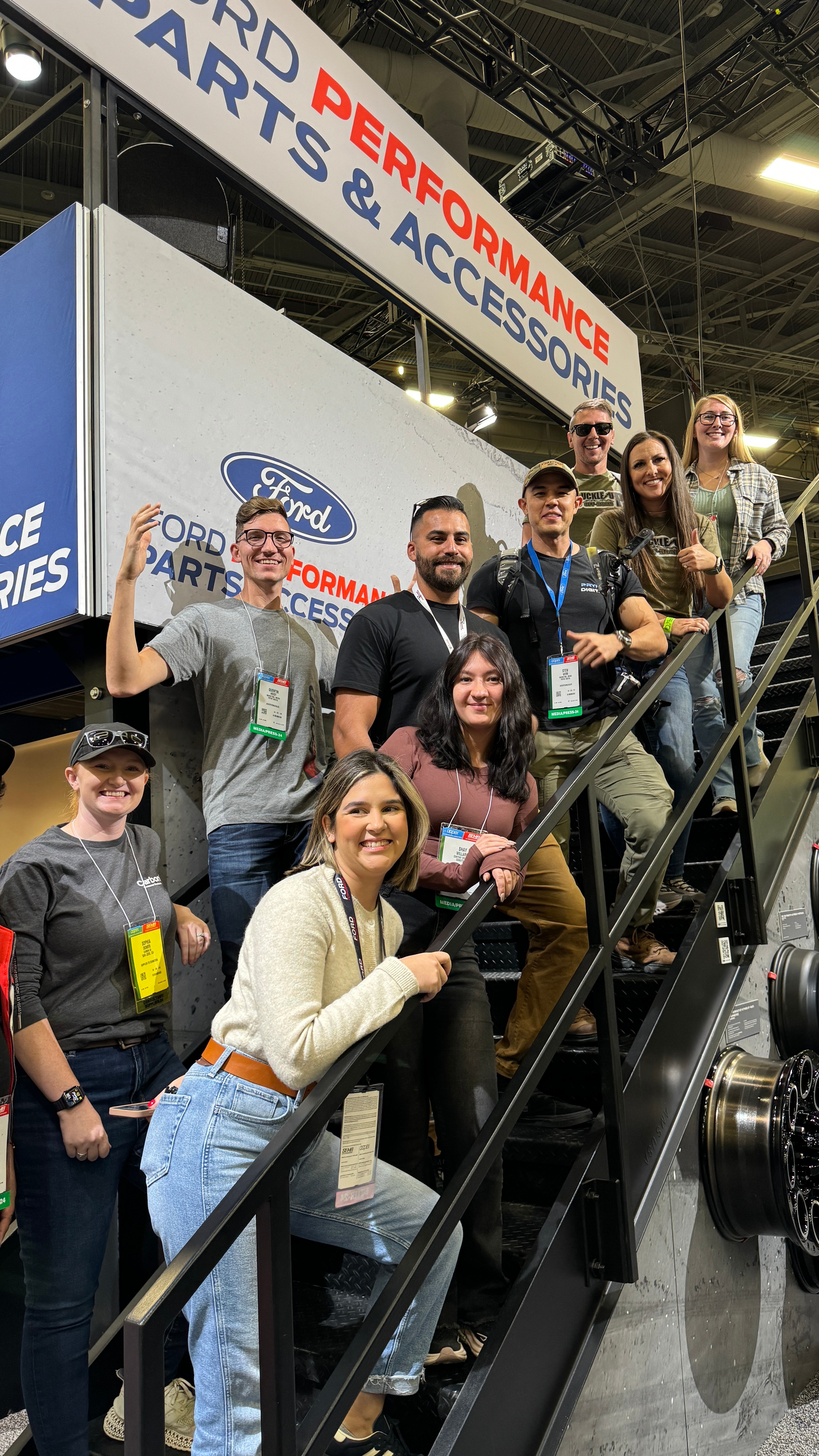 Friends of Ford at the SEMA show on Nov. 5, 2024.